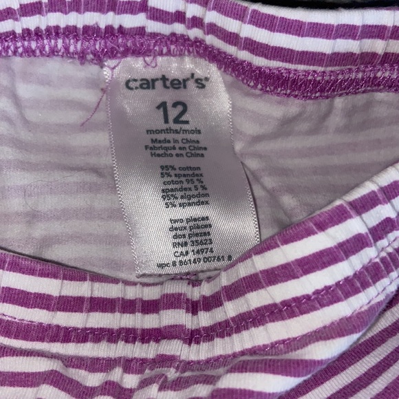 Carter’s grey and purple set - Picture 5 of 5